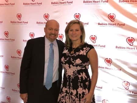 Jim and his wife Lisa at a fundraising program, Babies Heart Fund